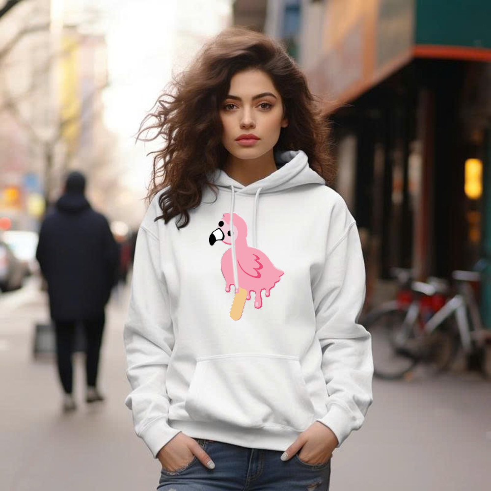 Flamingo Cream Shirt Cute Adorable Animal Hoodie Gift Ideas For Mother